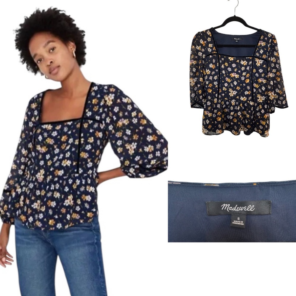 Madewell Petal Party Blouse